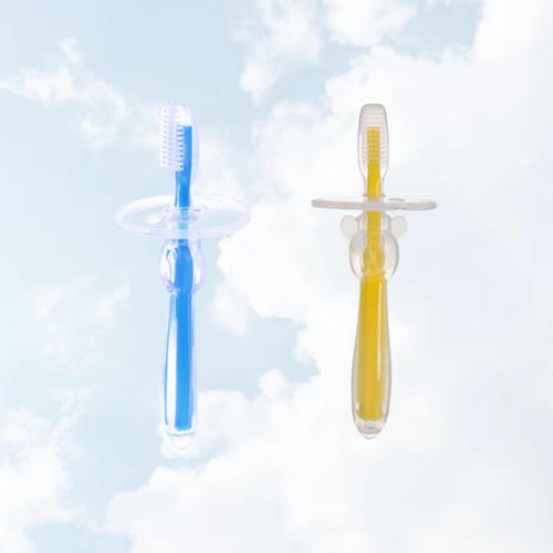 Silicone baby toothbrush - silicone,