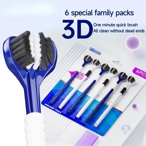 Toothbrush set u shaped - 3d,