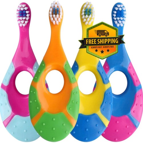2pcs kids toothbrush set soft - 2pcs,